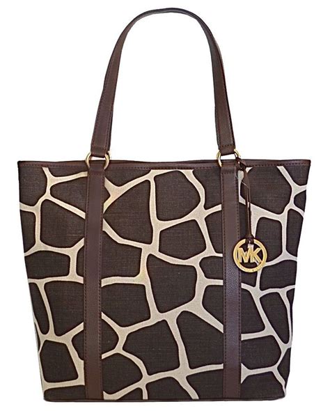 michael kors giraffe print purse